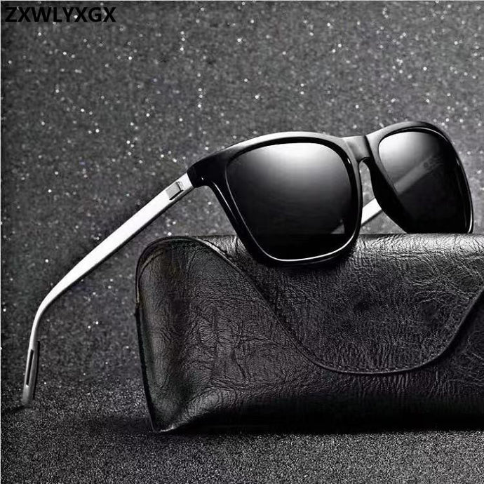 Kulou Retro Square Sunglasses Steampunk Men Women Brand Designer Glasses  SKULL Logo Shades UV Protection Gafas