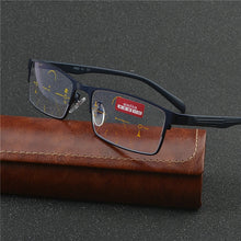 Load image into Gallery viewer, Titanium alloy Intelligence Progressive Multifocal Commercial Reading Glasses Bifocal Presbyopia Multifocal Glasses  NX